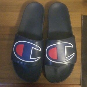 One pair of champion slippers